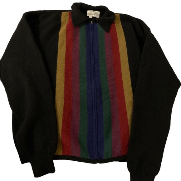 Bill Robinson Multicolour Zip Up Sweater - Picture 3 of 9